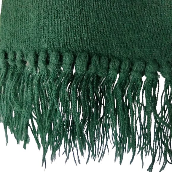 Green Bay Packers Embroidered Scarf Fringes Dark Green Length 54" - Picture 4 of 5
